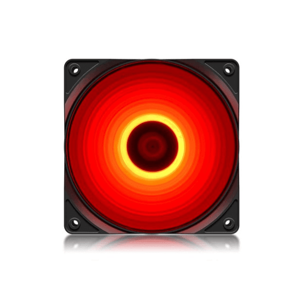 DeepCool RF120 R Red LED Casing Cooling Fan #DP-FLED-RF120-RD
