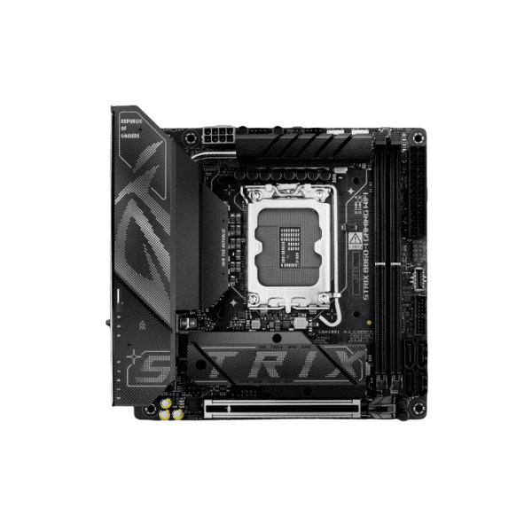 ASUS ROG STRI B860-I Gaming WiFi Intel Ultra Core Motherboard