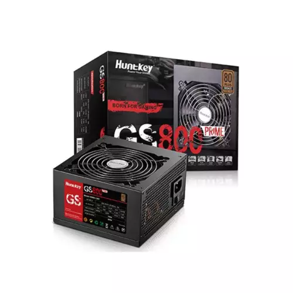 Huntkey GS800 800W 80 Plus Bronze Non Modular Power Supply