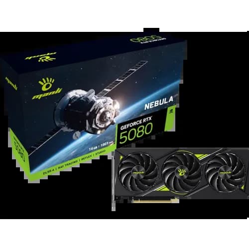 Manli Nebula GeForce RTX5080 16GB GDDR7 Graphics Card Manli Nebula GeForce RTX5080 16GB GDDR7 Graphics Card