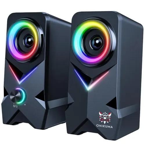 Onikuma L2 Bluetooth & Wired Black RGB Gaming Speaker Onikuma L2 Bluetooth & Wired Black RGB Gaming Speaker