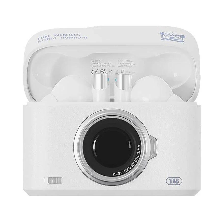 Onikuma T18 ENC White Wireless Bluetooth Earbuds Onikuma T18 ENC White Wireless Bluetooth Earbuds
