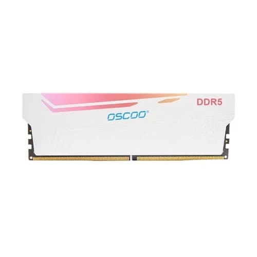 Oscoo R500 Radiantx 5200MHz RGB 32GB DDR5 White Desktop RAM