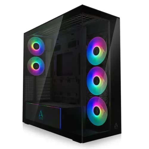 Arctic Xtender Mid Tower Mirror Black E-ATX Gaming Casing Arctic Xtender Mid Tower Mirror Black E-ATX Gaming Casing