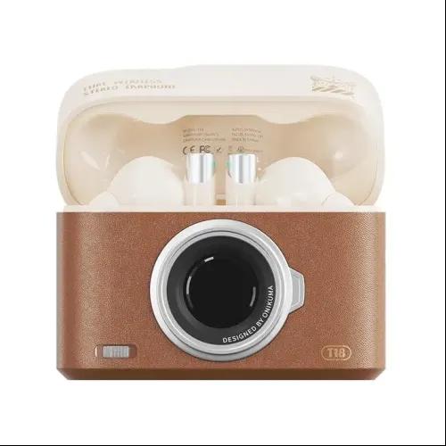 Onikuma T18 ENC Brown Wireless Bluetooth Earbuds Onikuma T18 ENC Brown Wireless Bluetooth Earbuds