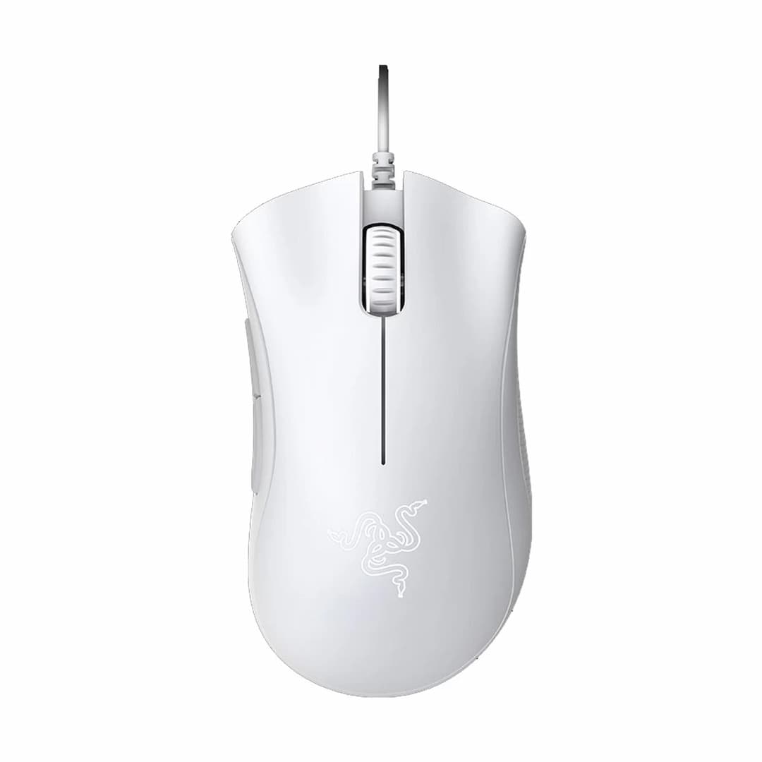 Razer DeathAdder Essential RGB Wired White Gaming Mouse